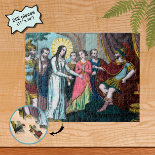 St. Philomena wird vor Kaiser Diokletian angeklagt Puzzle