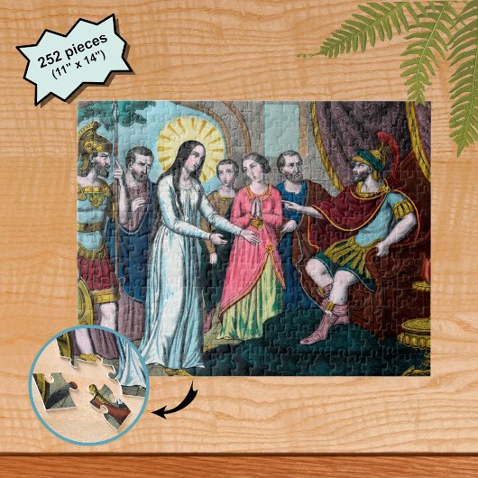 St. Philomena wird vor Kaiser Diokletian angeklagt Puzzle