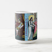 St. Philomena wird vor Kaiser Diokletian getestet Kaffeetasse (Mittel)