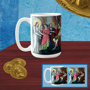 St. Philomena wird vor Kaiser Diokletian getestet Kaffeetasse