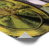 St. Philomena wird vor Kaiser Diokletian getestet Poster (Ecke)