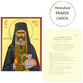 St. Philoumenos the New Hieromartyr Prayer Card Platzkarte