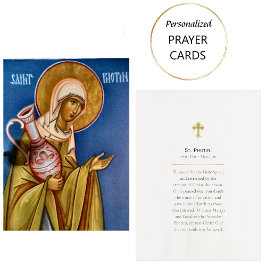 St. Photini Orthodoxe Christliche Gebetskarte Platzkarte