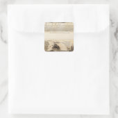 St Pierre Plateau Quadratischer Aufkleber (Tasche)