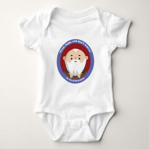 St. Pio von Pietrelcina Baby Strampler