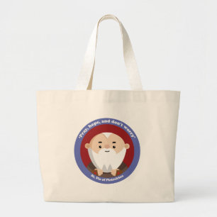St. Pio von Pietrelcina Jumbo Stoffbeutel