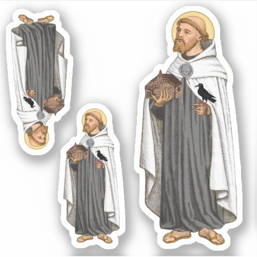 St. Piran von Cornwall (SAE 01) Aufkleber (Vorderseite)
