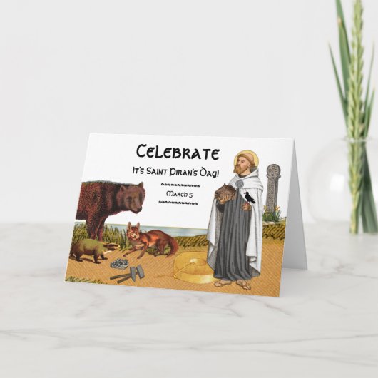 St. Piran von Cornwall (SAE 01) Karte (Vorderseite)