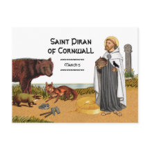 St. Piran von Cornwall (SAE 01) Postkarte