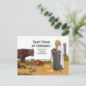 St. Piran von Cornwall (SAE 01) Postkarte (Stehend Vorderseite)