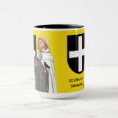 St. Piran von Cornwall (SAE 01) und sein Schild Tasse (Zentrum)