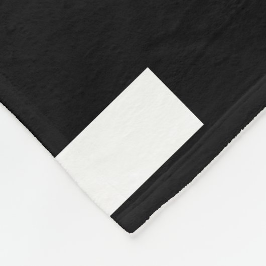 St. Piran's Fahne / Fahne Cornwall Fleece Blanket (Ecke)