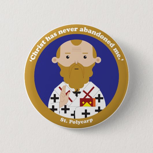 St. Polycarp Button (Vorderseite)