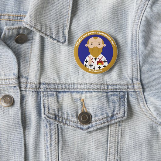 St. Polycarp Button (Beispiel)