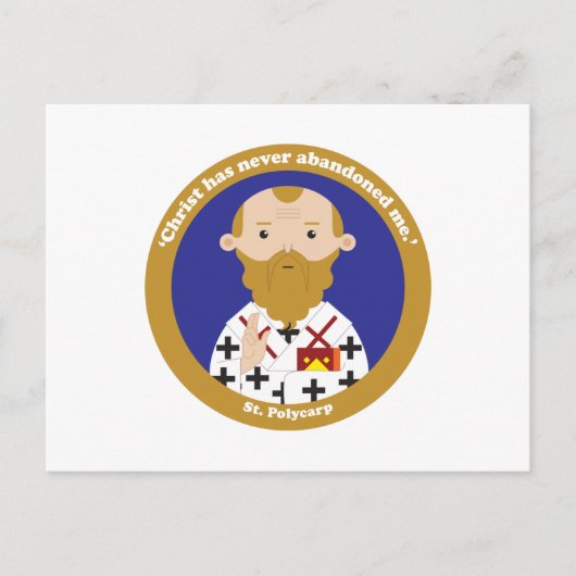 St. Polycarp Postkarte (Vorderseite)