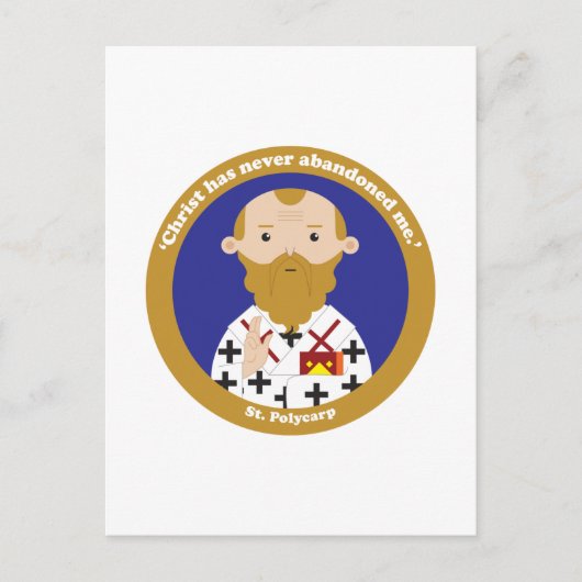 St. Polycarp Postkarte (Vorderseite)