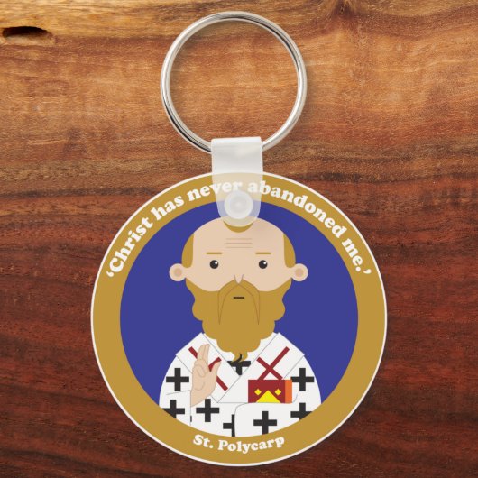St. Polycarp Schlüsselanhänger (Vorderseite)