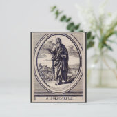 St. Polycarp Smyrna Martyr und Kirchenvater (Stehend Vorderseite)