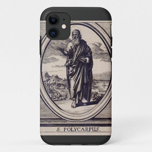 St. Polycarp Smyrna Martyr und Kirchenvater Case-Mate iPhone Hülle (Rückseite)