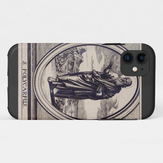 St. Polycarp Smyrna Martyr und Kirchenvater Case-Mate iPhone Hülle (Rückseite (Horizontal))