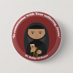 St. Rafqa Al-Rayes Button