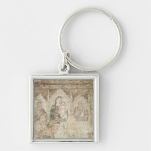 St. Ranieri, der im Tempel betet Schlüsselanhänger