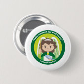 St. Raphael der Erzengel Button (Vorne & Hinten)