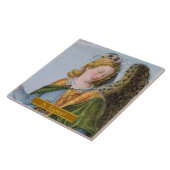 St. Raphael der Erzengel (Detail; M 017) Fliese (Seite)