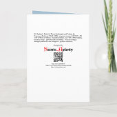 St. Raphael der Erzengel (Detail; M 017) Leere Karte (Rückseite)