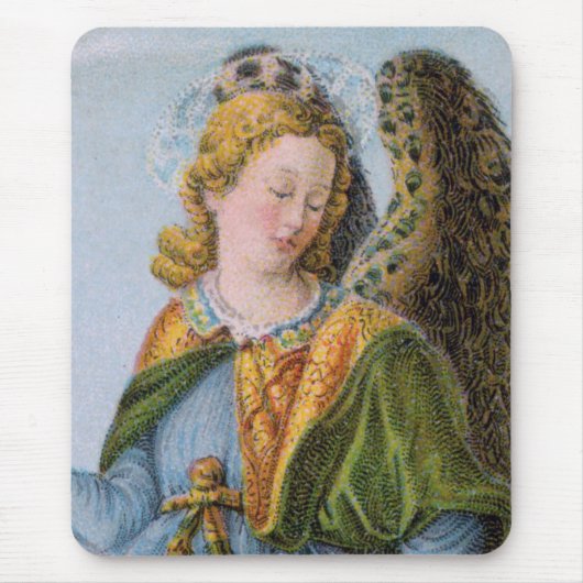 St. Raphael der Erzengel (Detail; M 017) Mousepad (Vorne)
