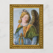 St. Raphael der Erzengel (Detail; M 017) Postkarte (Vorderseite)