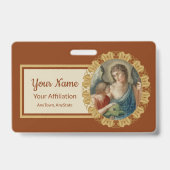 St. Raphael der Erzengel (M 012) Ausweis (Rückseite)