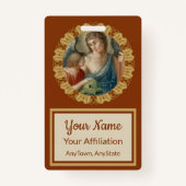 St. Raphael der Erzengel (M 012) Ausweis (Rückseite)