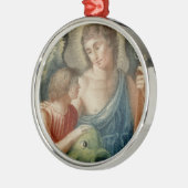 St. Raphael der Erzengel (M 012) Ornament Aus Metall (Links)