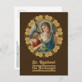 St. Raphael der Erzengel (M 012) Postkarte (Vorne/Hinten)