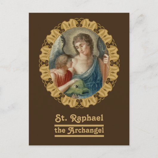 St. Raphael der Erzengel (M 012) Postkarte (Vorderseite)