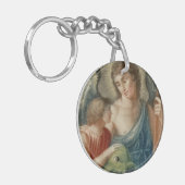 St. Raphael der Erzengel (M 012) Schlüsselanhänger (Vorderseite links)