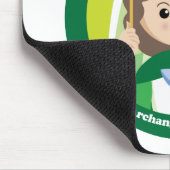 St. Raphael der Erzengel Mousepad (Ecke)