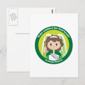 St. Raphael der Erzengel Postkarte (Vorne/Hinten)