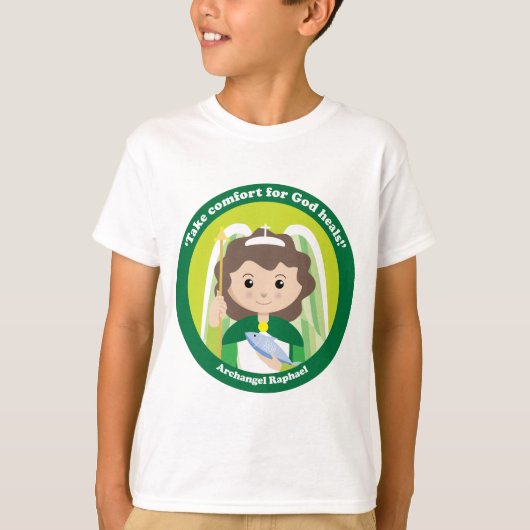 St. Raphael der Erzengel T-Shirt (Vorderseite)