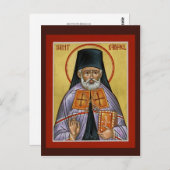St. Raphael of Brooklyn Prayer Card Postkarte (Vorne/Hinten)