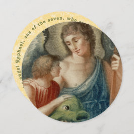 St. Raphael the Archangel (M 012) Grußkarte Einladung
