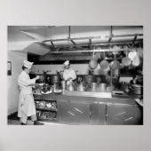 St. Regis Hotel Kitchen, Anfang 1900 Poster (Vorne)