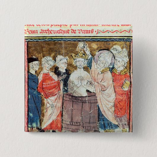 St. Remigius, Bischof von Reimstaufen Button (Vorderseite)
