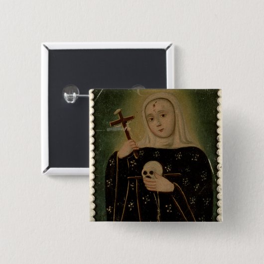 St. Rita de Casia Button (Vorne & Hinten)