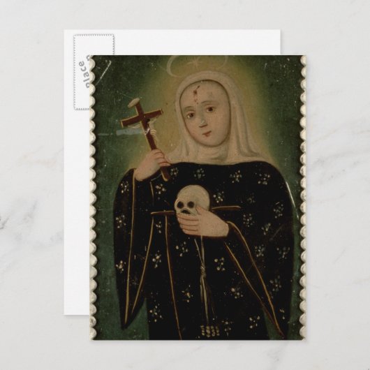 St. Rita de Casia Postkarte (Vorne/Hinten)