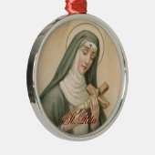 St. Rita of Cascia (M 015) Ornament Aus Metall (Rechts)