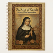 St Rita of Cascia Saint of the Impossible Catholic Planer (Vorderseite)