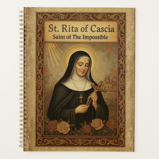 St Rita of Cascia Saint of the Impossible Catholic Planer (Vorderseite)