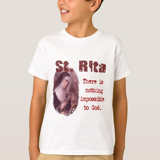 St. Rita T-Shirt (Vorderseite)